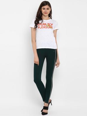 contrast striped ankle length jegging - 15965028 - Standard Image - 4