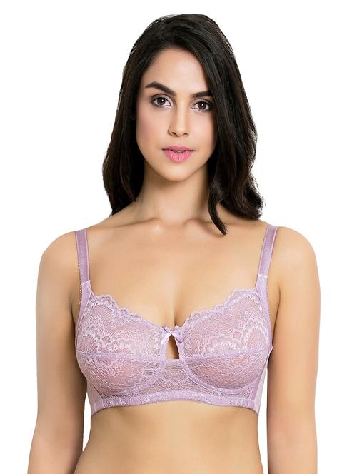 cut out detail floral laced bra - 15965241 - Standard Image - 1