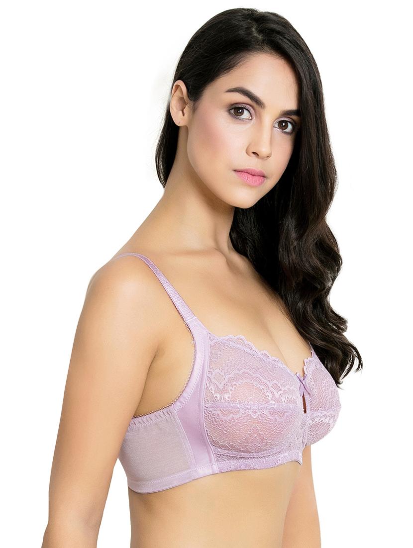 cut out detail floral laced bra - 15965241 - Zoom Image - 2
