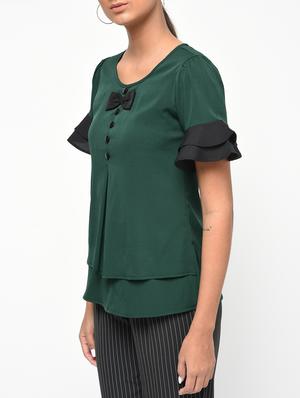 contrast detail layered top - 15965301 - Standard Image - 5
