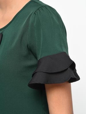 contrast detail layered top - 15965301 - Standard Image - 6