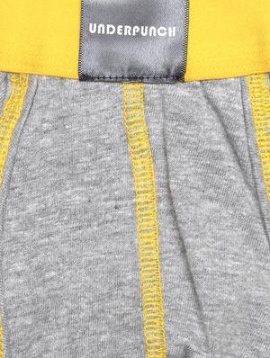 grey solid trunks brief - 15965958 - Standard Image - 4