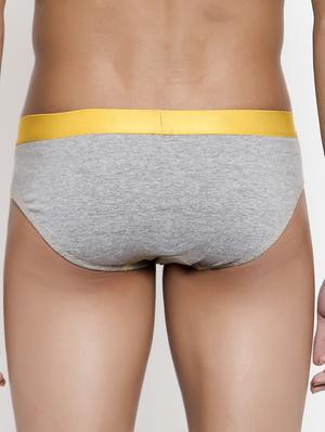 yellow solid hipster brief - 15965975 - Standard Image - 3