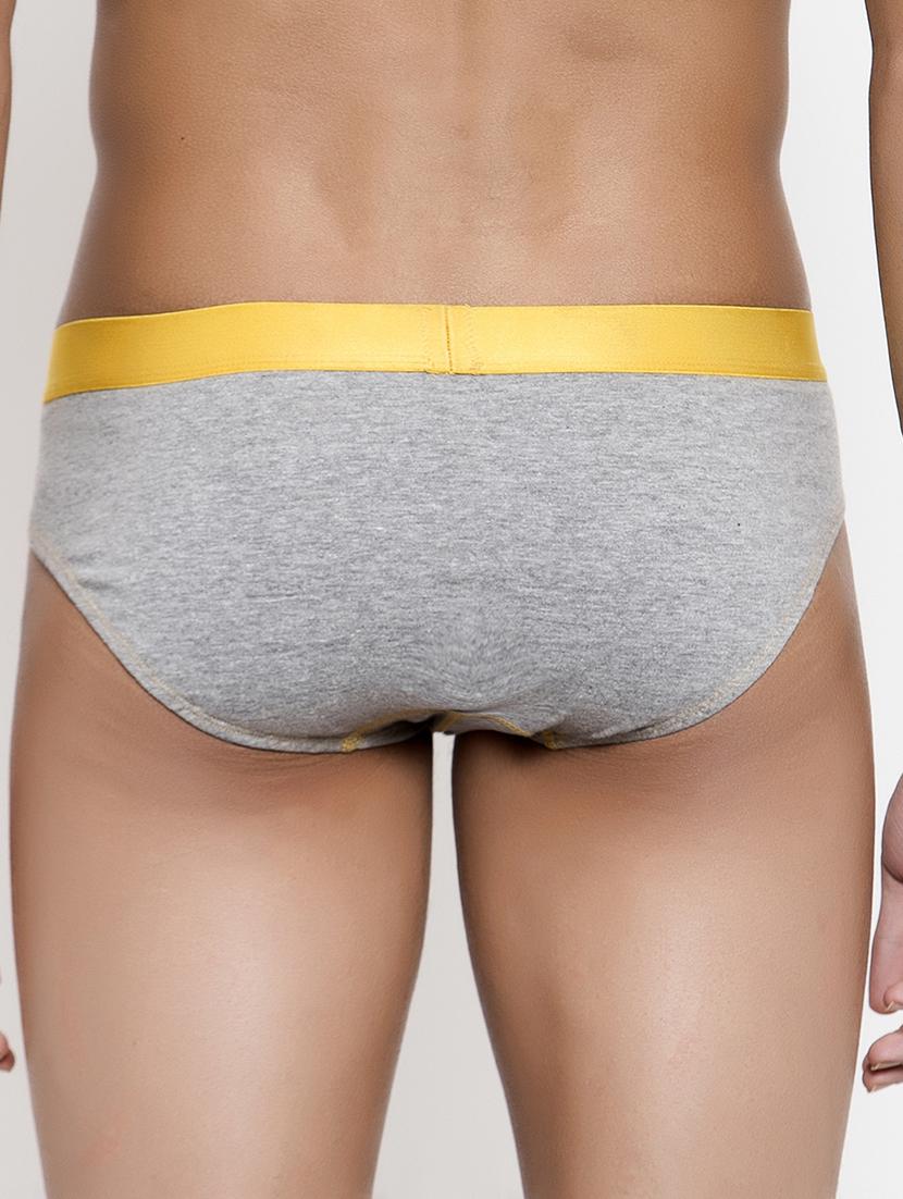 yellow solid hipster brief - 15965975 - Zoom Image - 3