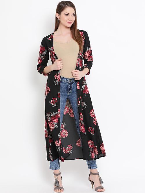 floral maxi shrug - 15966179 - Standard Image - 1