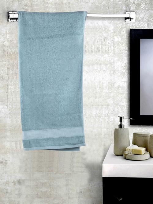 premium cotton solid bath towel - 15966313 - Standard Image - 1