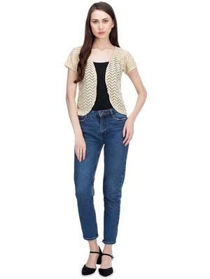 short sleeved laced shrug - 15966368 - Standard Image - 4