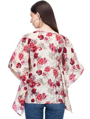 floral kaftan top - 15966382 - Standard Image - 3