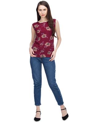 keyhole back floral top - 15966513 - Standard Image - 4