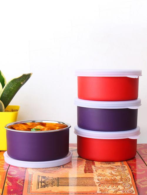 stainless steel small lunch containers set of 4 - 15966838 - Standard Image - 1