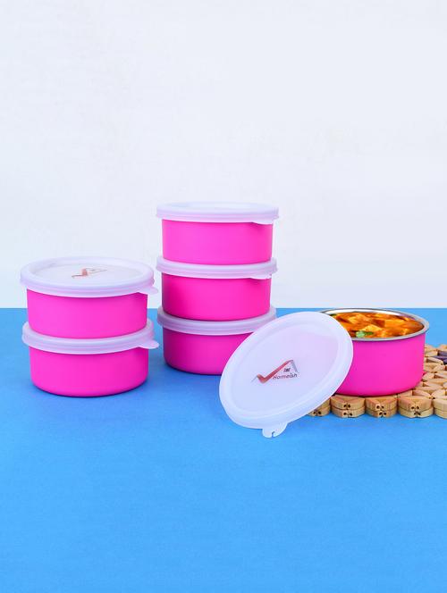 stainless steel small lunch containers (set of 6) - 15966839 - Standard Image - 1