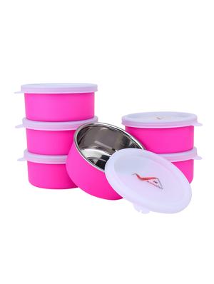stainless steel small lunch containers (set of 6) - 15966839 - Standard Image - 3