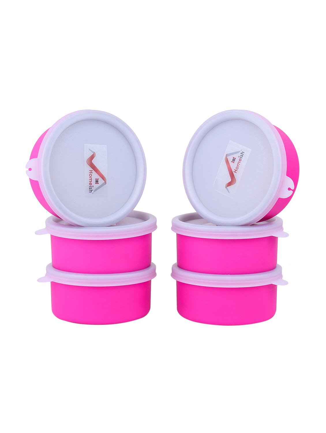 stainless steel small lunch containers (set of 6) - 15966839 - Zoom Image - 2