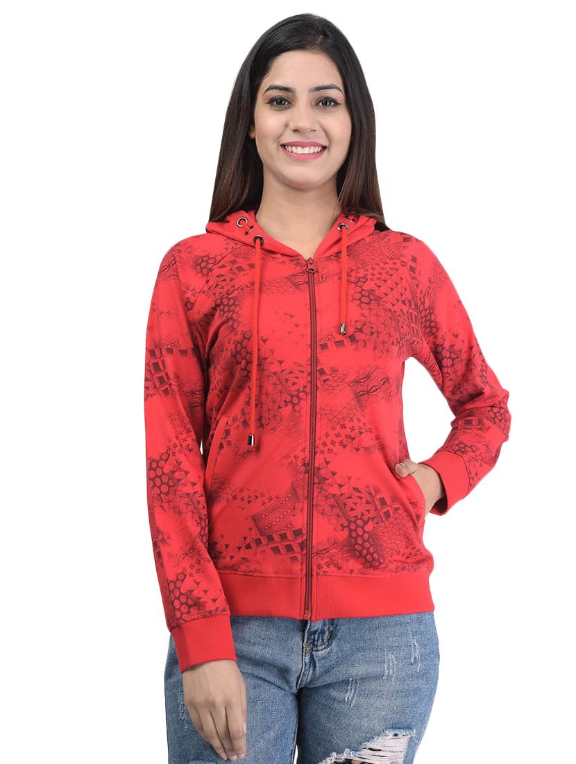 raglan sleeved hooded sweatshirt - 15967051 - Zoom Image - 1