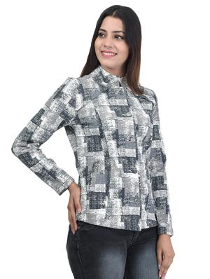 mandarin neck button up coat - 15967060 - Standard Image - 2