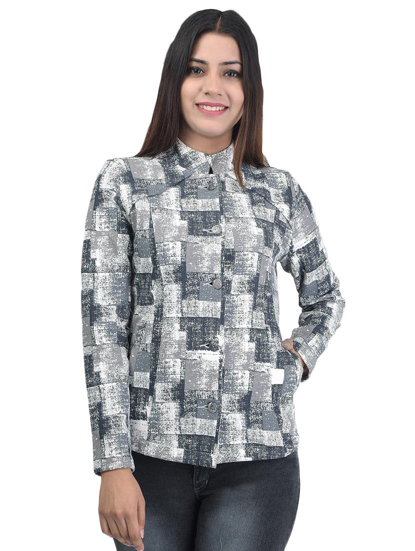 mandarin neck button up coat - 15967060 - Zoom Image - 1