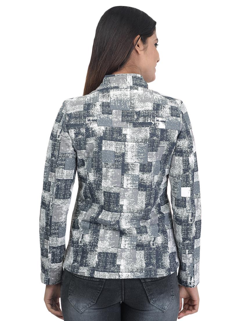 mandarin neck button up coat - 15967060 - Zoom Image - 3