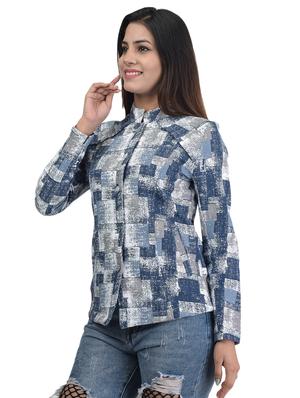 mandarin neck button up coat - 15967061 - Standard Image - 2