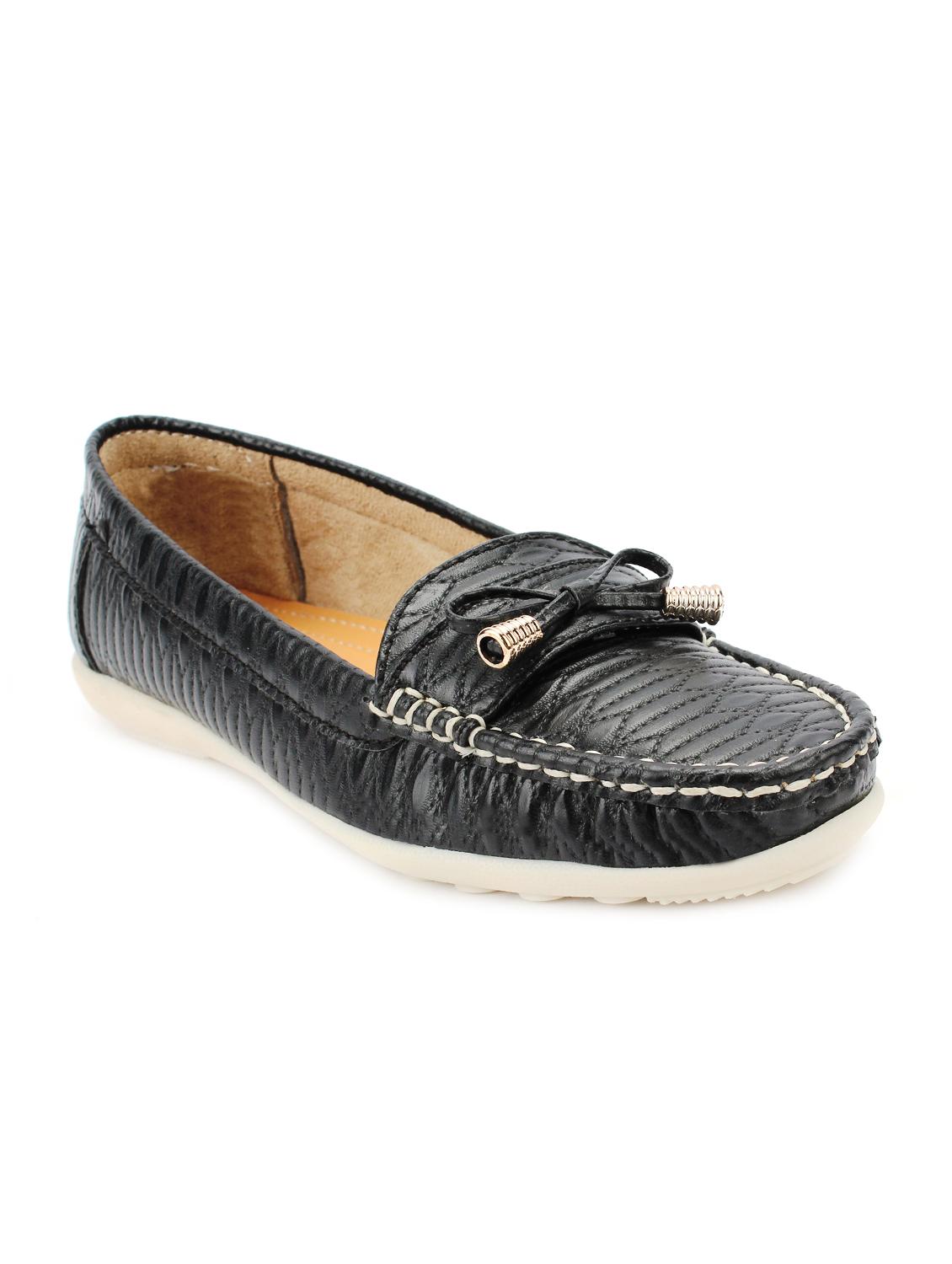 black slip on loafers - 15967681 - Zoom Image - 1
