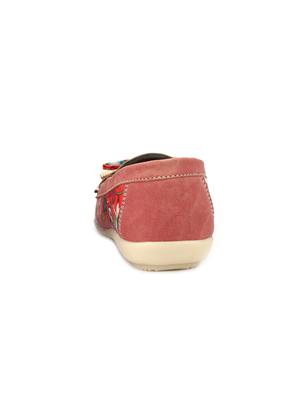 red slip on loafers - 15967684 - Standard Image - 3