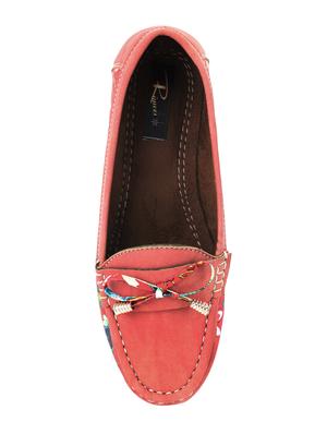 red slip on loafers - 15967684 - Standard Image - 4