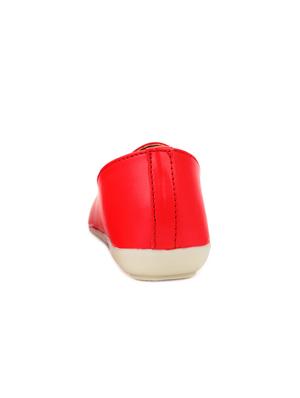 red slip on casual shoes - 15967688 - Standard Image - 3