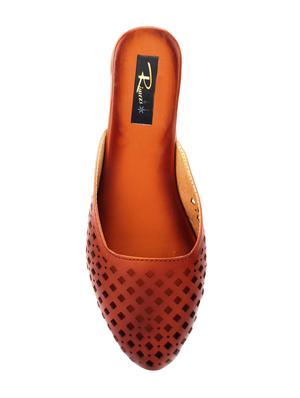 brown slip on mules - 15967694 - Standard Image - 4