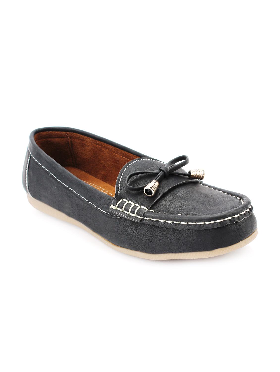 black slip on loafers - 15967699 - Zoom Image - 1
