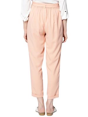 tie up waist pleat detail trouser - 15967831 - Standard Image - 3