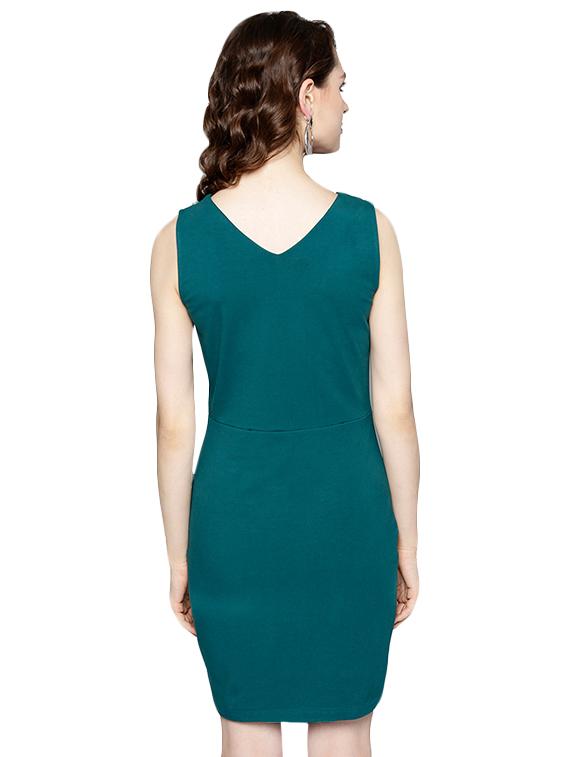 front slit sheath dress - 15967839 - Zoom Image - 3