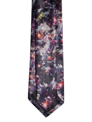 set of multi colored micro fiber tie, pocket square and lapel pin - 15968108 - Standard Image - 2