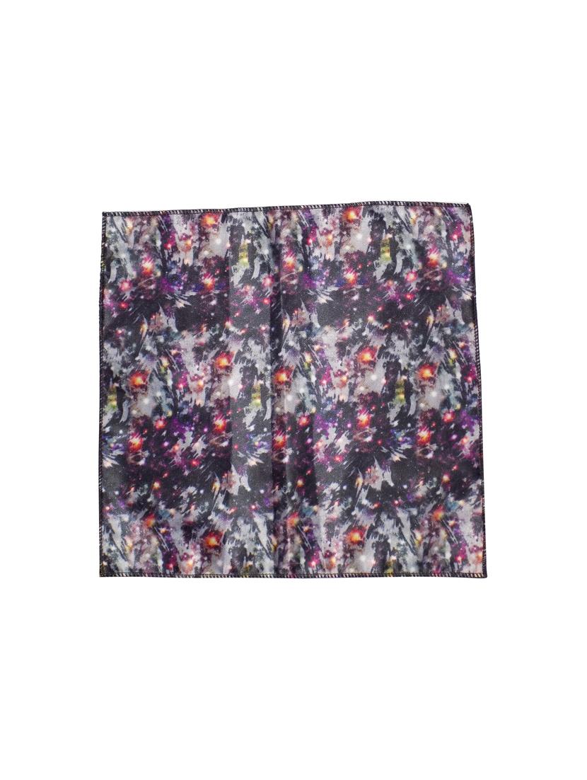 set of multi colored micro fiber tie, pocket square and lapel pin - 15968108 - Zoom Image - 3