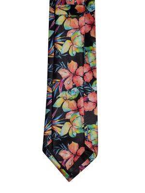 set of multi colored micro fiber tie, pocket square and lapel pin - 15968109 - Standard Image - 2
