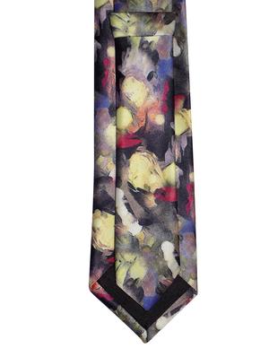 set of micro fiber tie, pocket square and lapel pin - 15968112 - Standard Image - 2