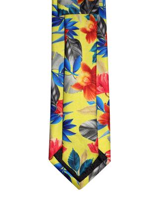 set of micro fiber tie, pocket square and lapel pin - 15968115 - Standard Image - 2