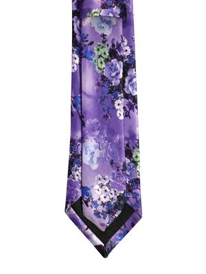 set of micro fiber tie, pocket square and lapel pin - 15968120 - Standard Image - 2