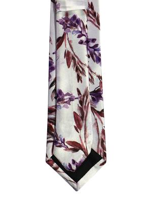 set of micro fiber tie, pocket square and lapel pin - 15968124 - Standard Image - 2
