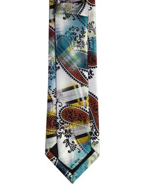 set of micro fiber tie, pocket square and lapel pin - 15968126 - Standard Image - 2