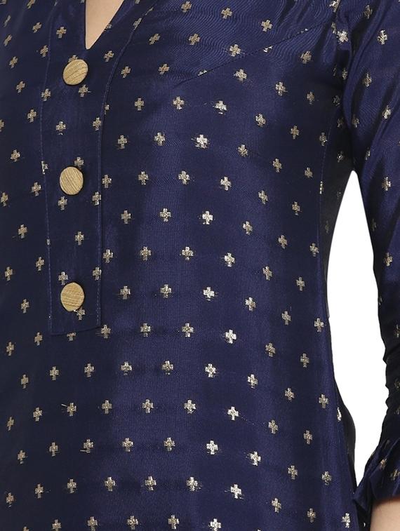 self-design kurta with sharara set - 15968322 - Zoom Image - 4