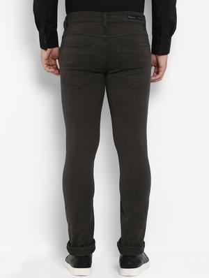 green cotton plain jeans - 15968348 - Standard Image - 3