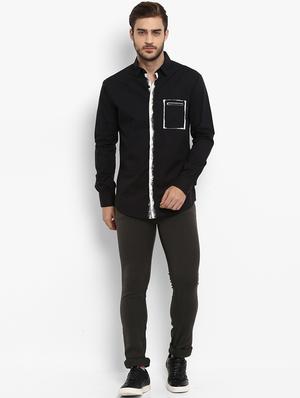 green cotton plain jeans - 15968348 - Standard Image - 4