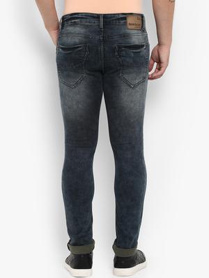 blue cotton washed jeans - 15968362 - Standard Image - 3