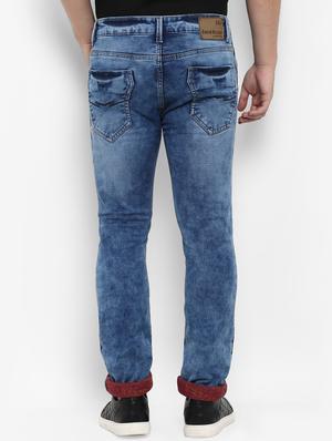 blue cotton washed jeans - 15968365 - Standard Image - 3