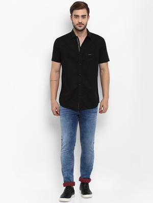 blue cotton washed jeans - 15968365 - Standard Image - 4