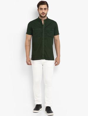 white cotton plain jeans - 15968367 - Standard Image - 4