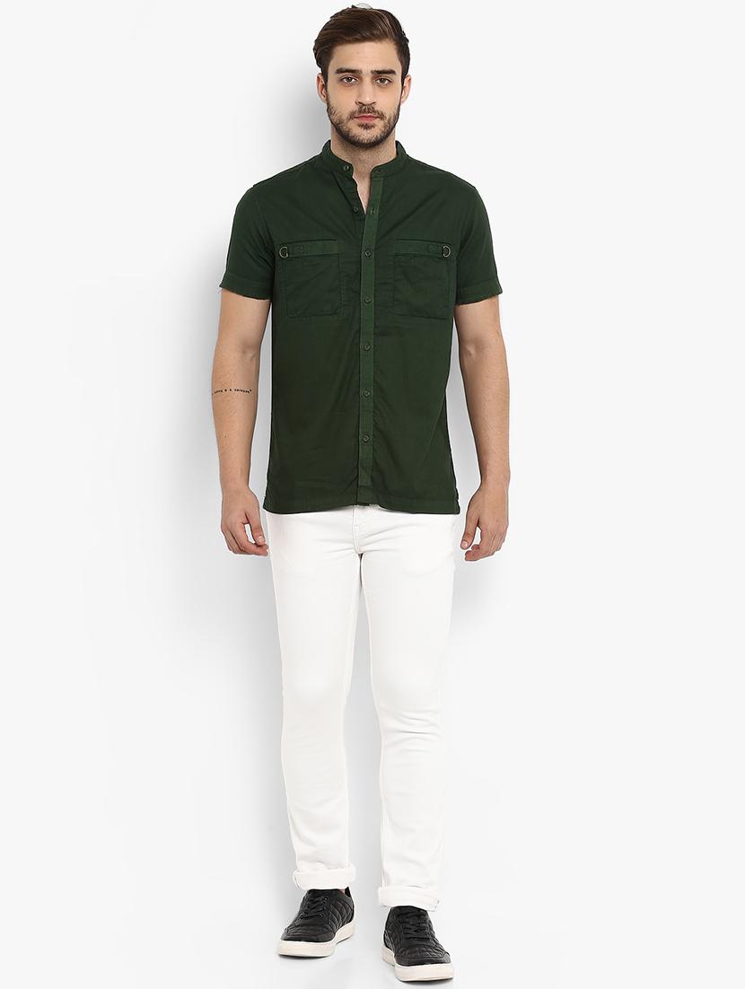 white cotton plain jeans - 15968367 - Zoom Image - 4