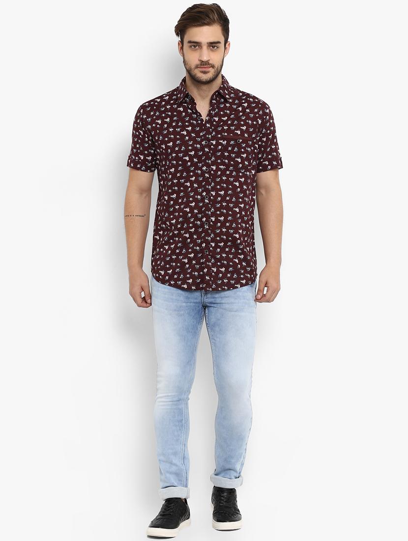 blue cotton washed jeans - 15968368 - Zoom Image - 4