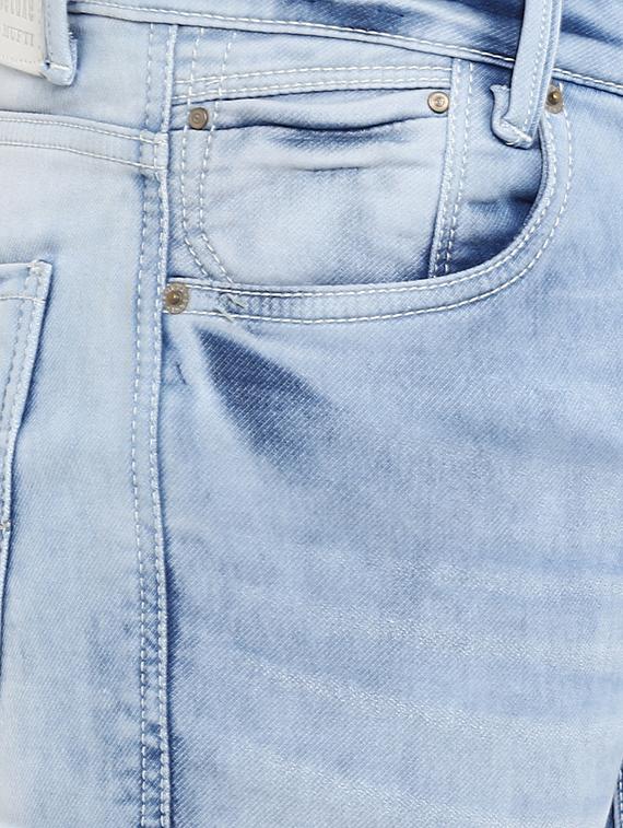 blue cotton washed jeans - 15968368 - Zoom Image - 5