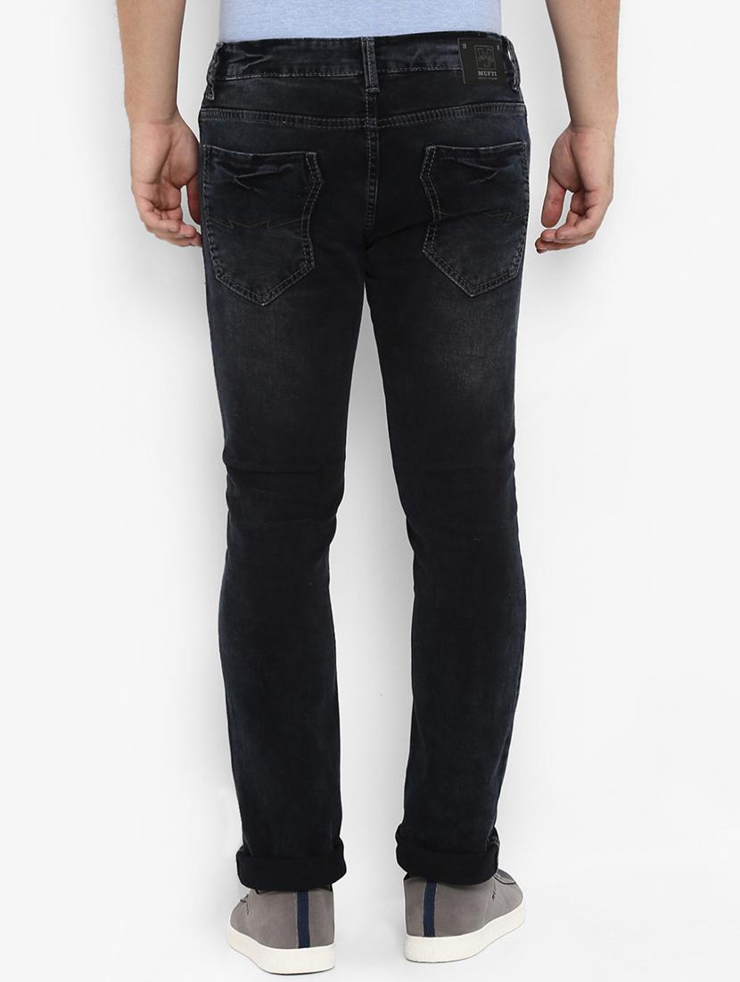 black cotton washed jeans - 15968388 - Zoom Image - 3