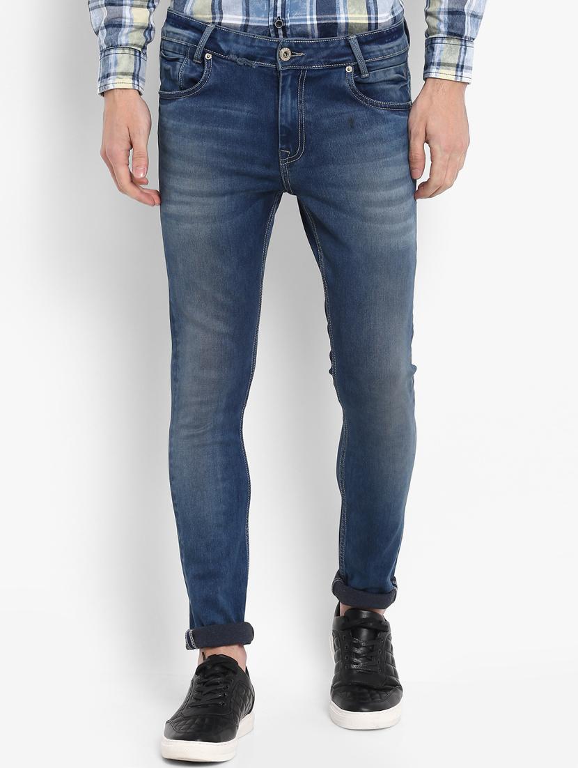 blue light washed denim jeans - 15968408 - Zoom Image - 1
